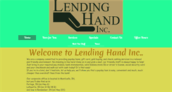 Desktop Screenshot of lendinghandinc.com